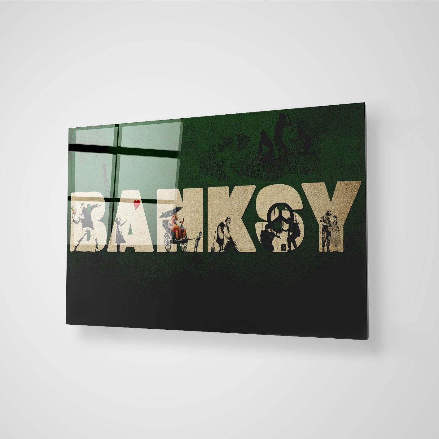 Quadro Decorativo em Vidro Temperado Multicolor 70x100cm - Arte Moderna para Transformar o Seu Espaço