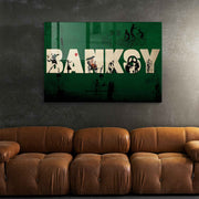 Quadro Decorativo em Vidro Temperado Multicolor 30x45cm - Arte Moderna para Decoração de Interiores