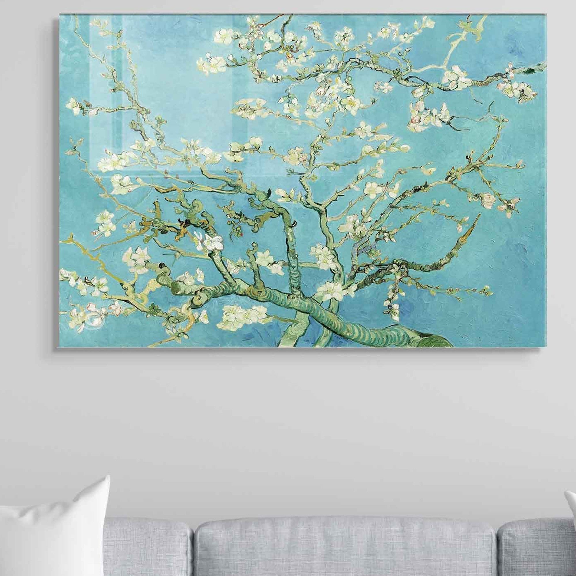 Arte Decorativa em Vidro Temperado UV-037 - Pintura Multicolor 50x70cm - Qualidade Premium 4mm