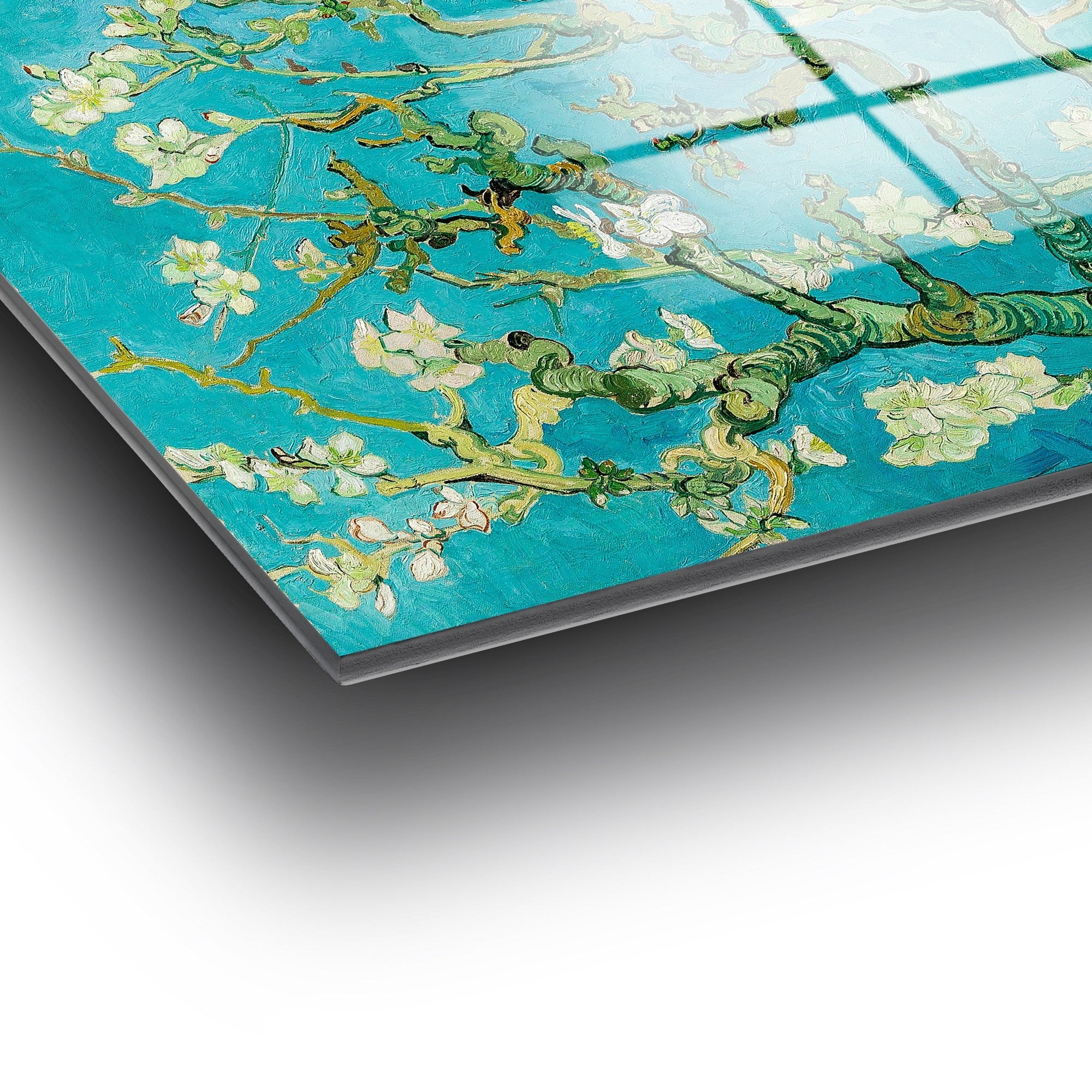 Arte Decorativa em Vidro Temperado UV-037 - Pintura Multicolor 50x70cm - Qualidade Premium 4mm