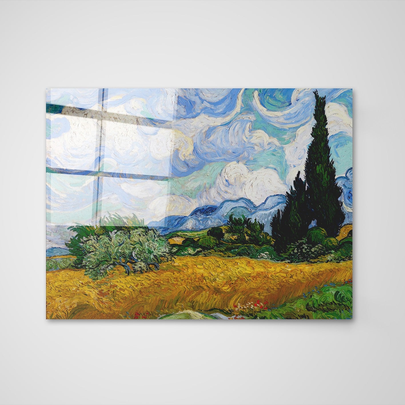 Quadro Decorativo em Vidro Temperado Multicolor 70x100cm - Arte Moderna para Transformar o Seu Espaço