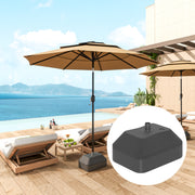 Base para Chapéu de Sol Preenchível 20L ou 24kg 43x33x25 cm Preto