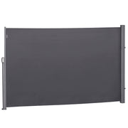 Toldo Lateral Retrátil 300x180cm Cinza