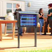 Lâmpada Anti-Mosquitos LED 25W Preto 51,5x35x93,5 cm
