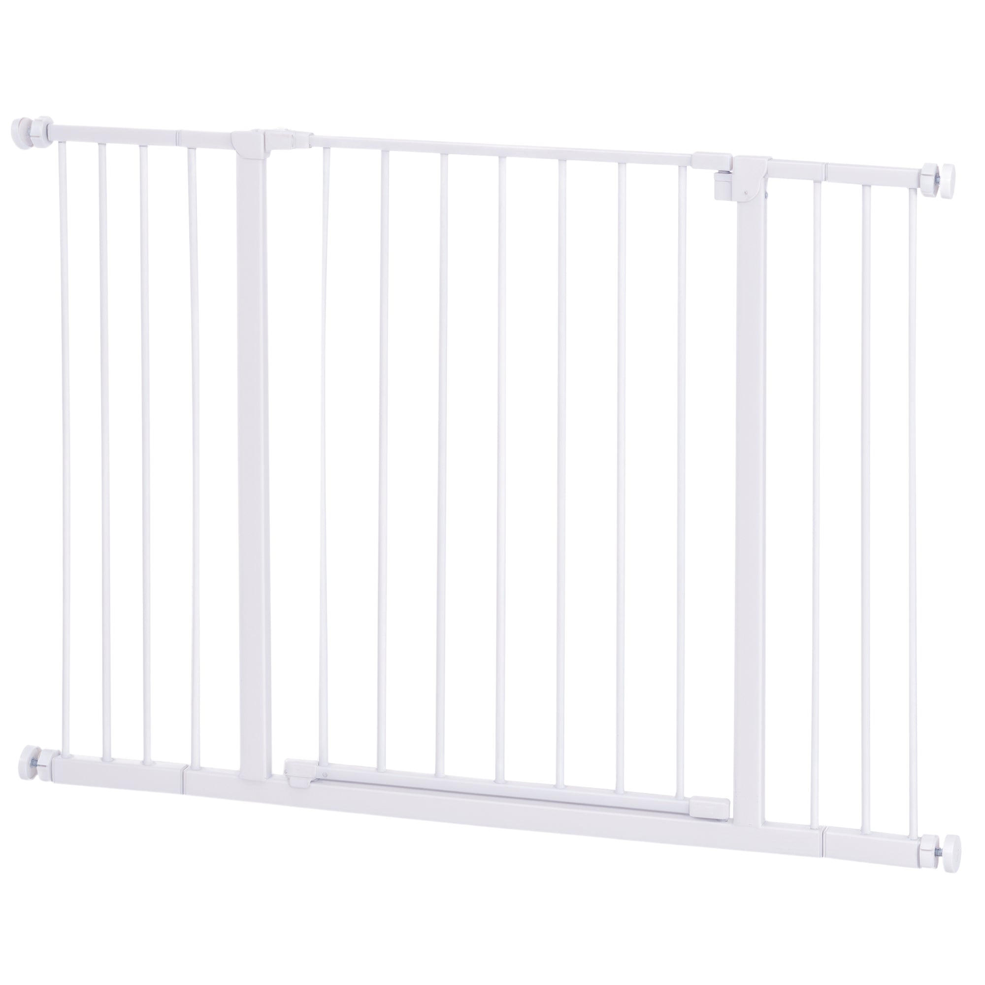 Barreira de Segurança para Animais de Estimação Extensível 76-107x76 cm Branco