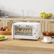 Mini Forno Elétrico 10 Litros 750W - Branco 36,5x26x22 cm
