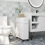 Armário Auxiliar Casa de Banho – 52x17x67 cm – Branco – MDF