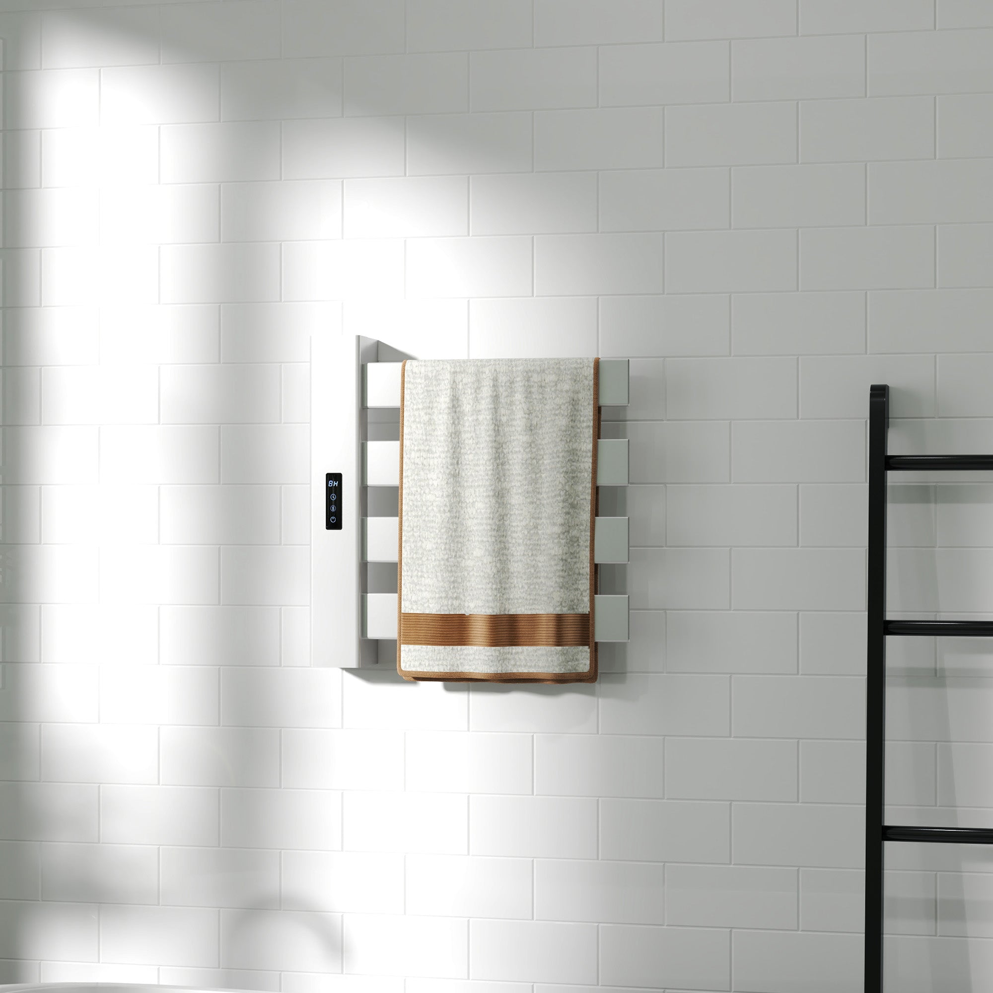 Toalheiro Elétrico de Parede Branco 47,5x9,5x49 cm