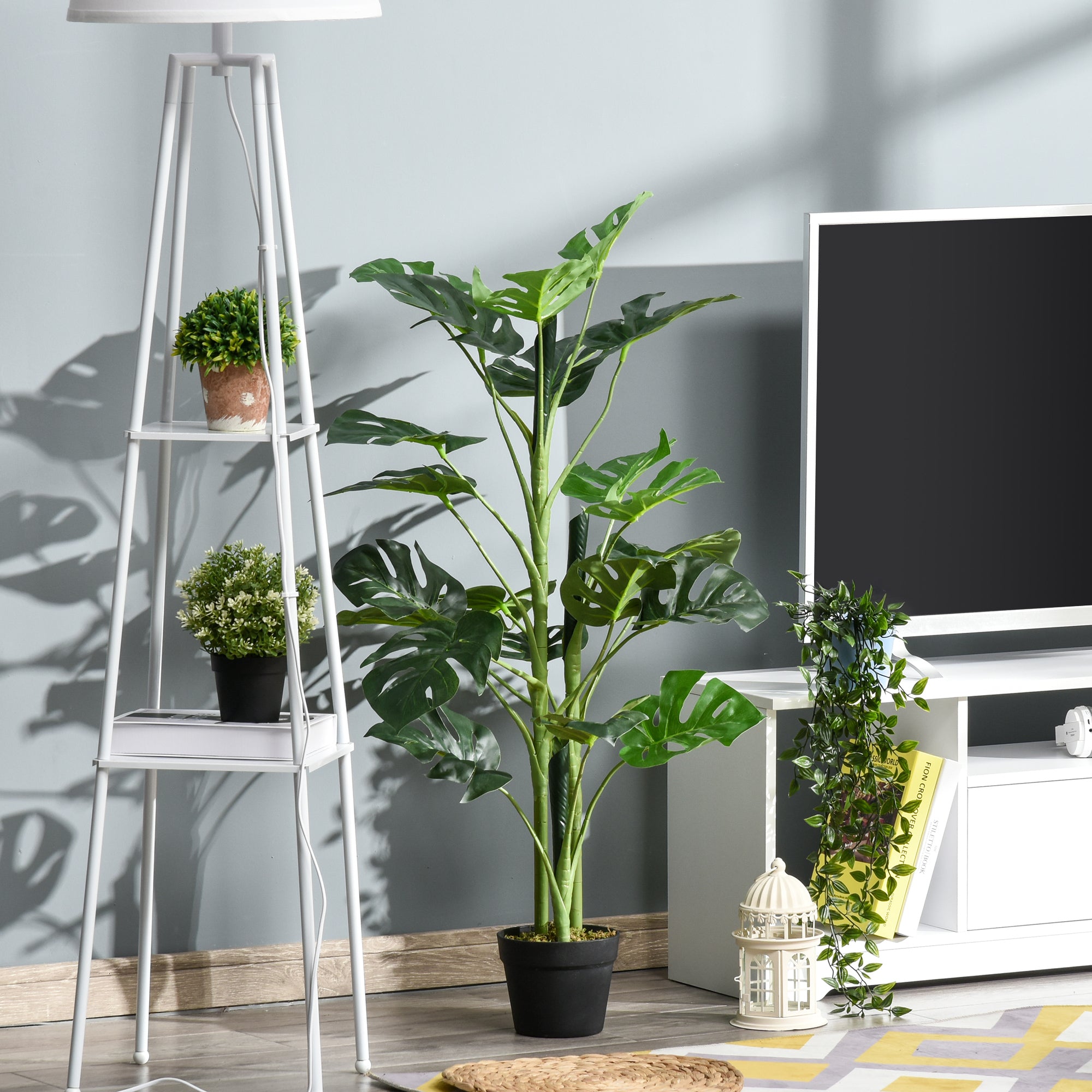 Planta Artificial Monstera Ø16x100 cm - Verde