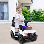 Carro Elétrico de Polícia – 62 x 44 x 43 cm – Branco