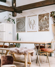 Conjunto de 3 Quadros Decorativos Multicolor SRG16 - Moldura em Madeira 40x60cm