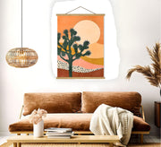 Quadro Decorativo Emoldurado Multicolor 50x70cm - Moldura de Madeira 100% - Mistura Algodão e Poliéster