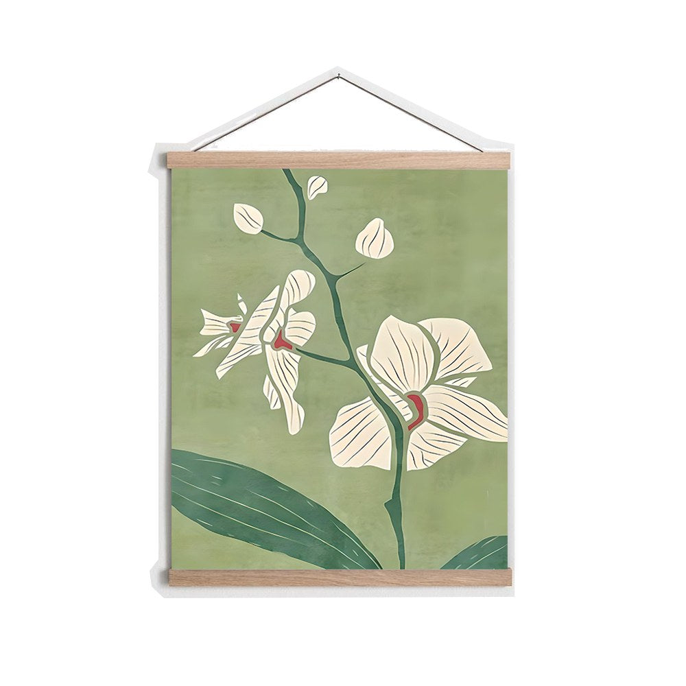 Quadro Decorativo com Moldura de Madeira MRG05, Multicolor, 50 x 70 cm – Tela 50% Poliéster/50% Algodão (708BRS1128)