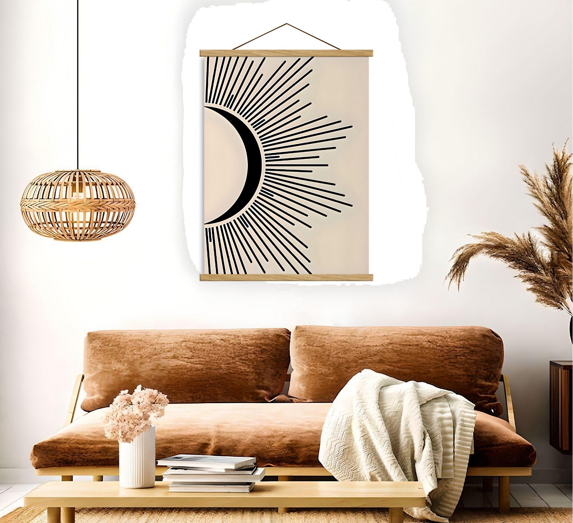 Quadro Decorativo Emoldurado Multicolor MRG09 - 50x70cm Moldura Madeira 100%