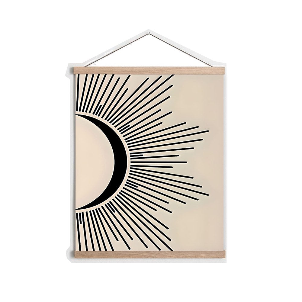 Quadro Decorativo Emoldurado Multicolor MRG09 - 50x70cm Moldura Madeira 100%