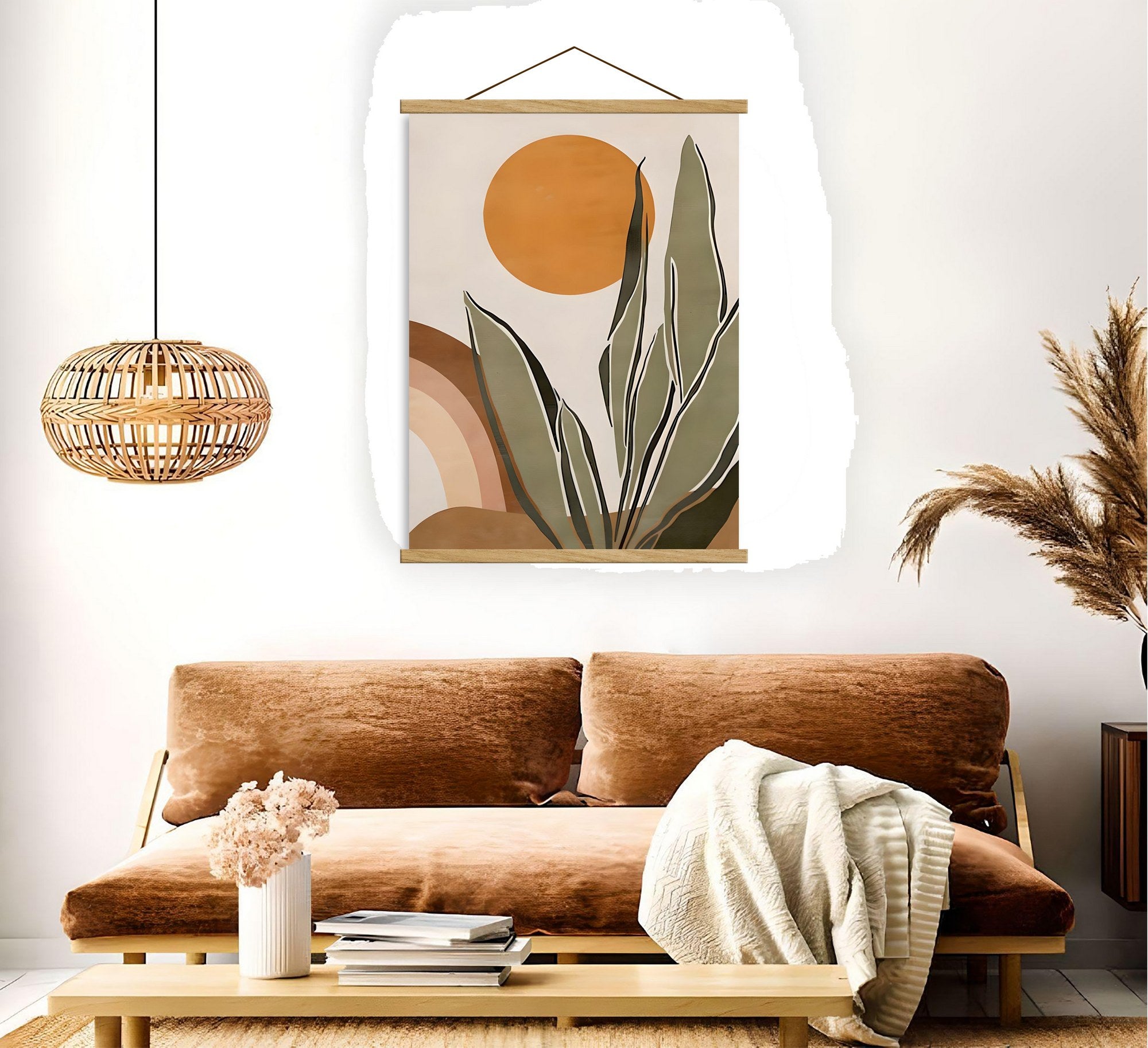 Quadro Decorativo Emoldurado MRG11 Multicolor 50x70cm - Moldura Madeira 100%