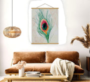 Quadro Decorativo com Moldura em Madeira Multicolor 50x70 cm – Tela Poliéster/Algodão (MRG28)