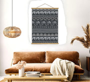 Quadro Decorativo Emoldurado MRG34 Multicolor 50x70cm - Moldura Madeira 100% e Tela Mista Poliéster/Algodão