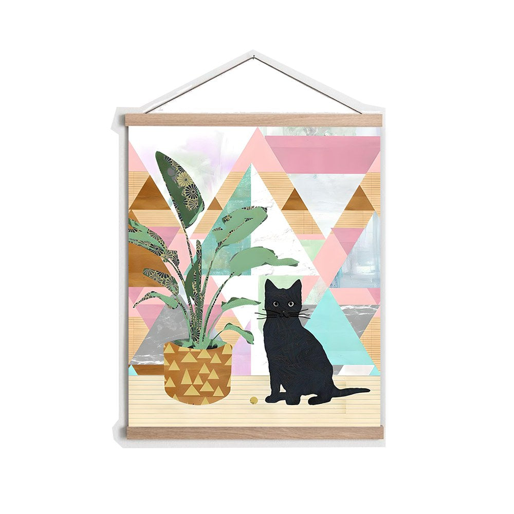 Quadro Decorativo Emoldurado MRG40 Multicolor 50x70cm - Moldura Madeira 100%