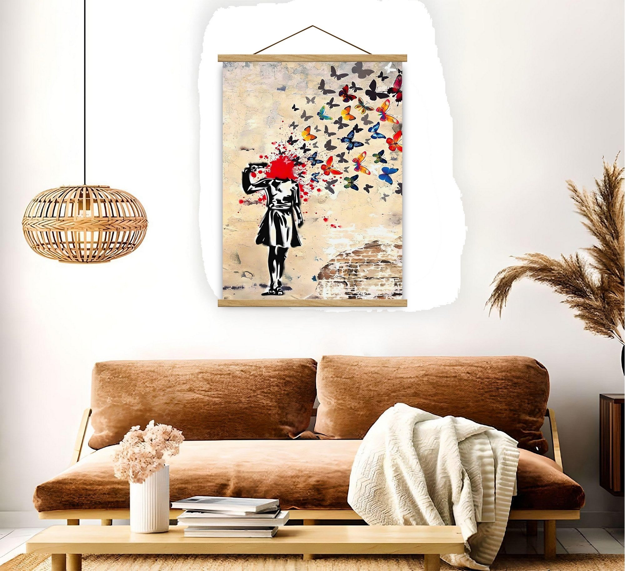 Quadro Decorativo Emoldurado MRG51 Multicolor 50x70cm - Moldura Madeira 100%