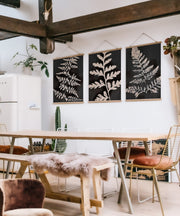 Conjunto de 3 Pinturas Decorativas em Tela 40 x 60 cm com Moldura em Madeira – Multicor | SRG30