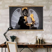 Quadro Decorativo Emoldurado MRG61 Multicolor 50x70cm - Moldura Madeira 100%