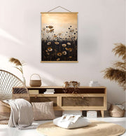 Quadro Decorativo Emoldurado MRG68 - 50x70cm - Moldura Madeira - Dourado/Preto/Prateado
