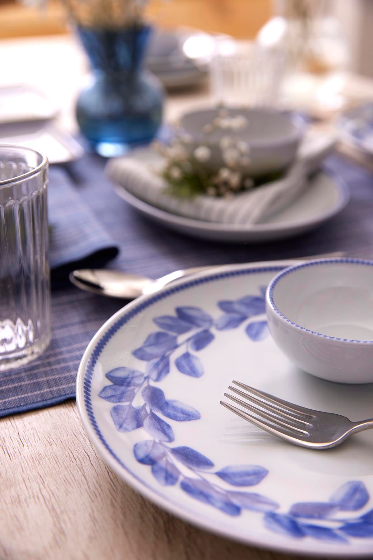 Conjunto de café da manhã (14 peças)-2100002914001-Azul
