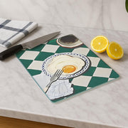 Tábua de corte – 20 x 30 cm – Multicolorido – Vidro Temperado