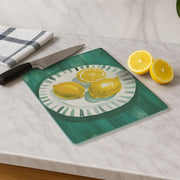 Tábua de corte em vidro temperado – 20 x 30 cm – multicolorido