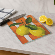 Tábua de corte em vidro temperado – 20 x 30 cm – multicolorido