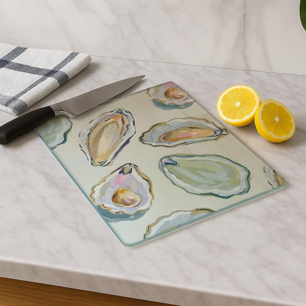 Tábua de corte – 20 x 30 cm – Multicolorido – Vidro temperado