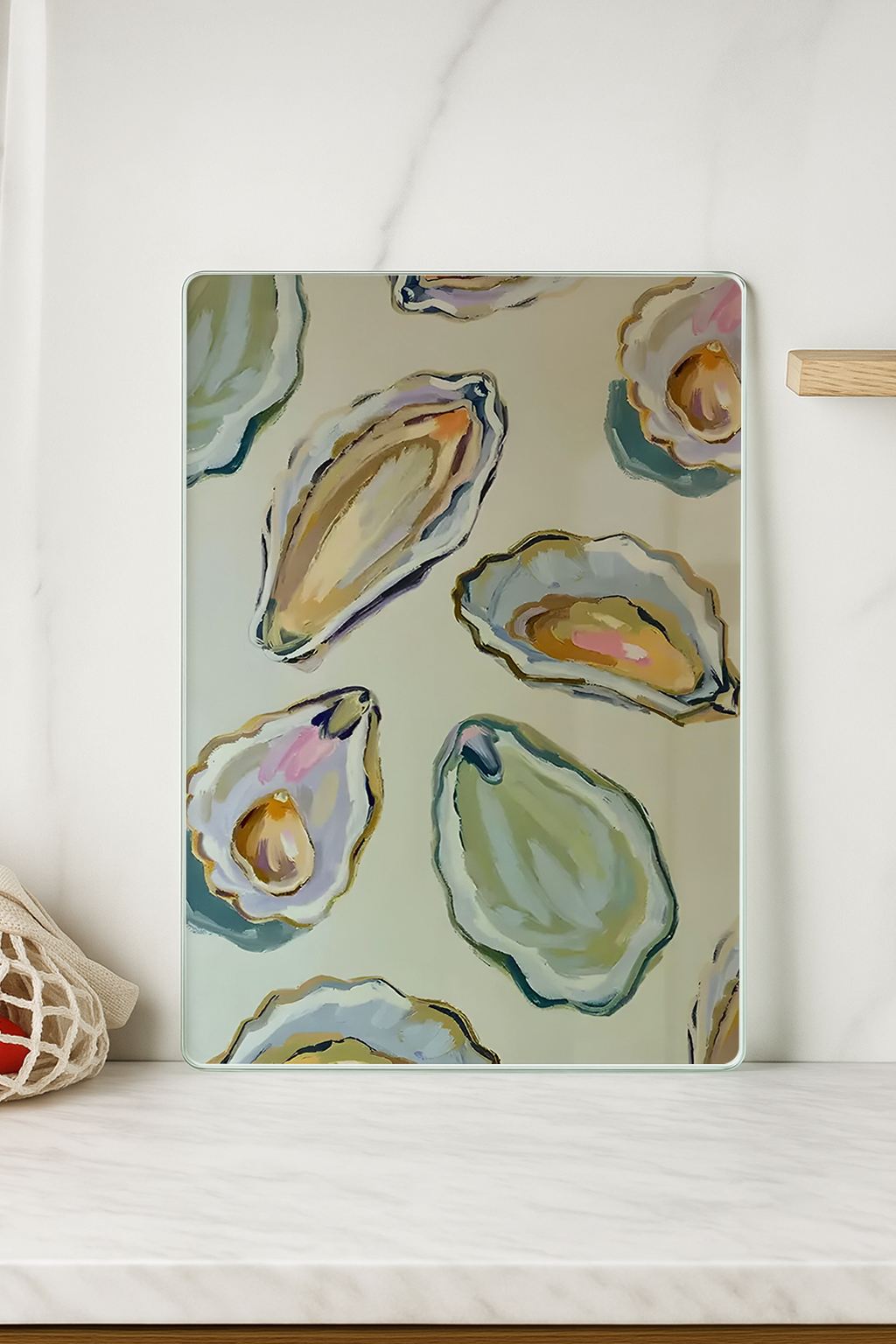 Tábua de corte – 20 x 30 cm – Multicolorido – Vidro temperado