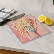 Tábua de corte em vidro temperado – 20 x 30 cm – multicolorido