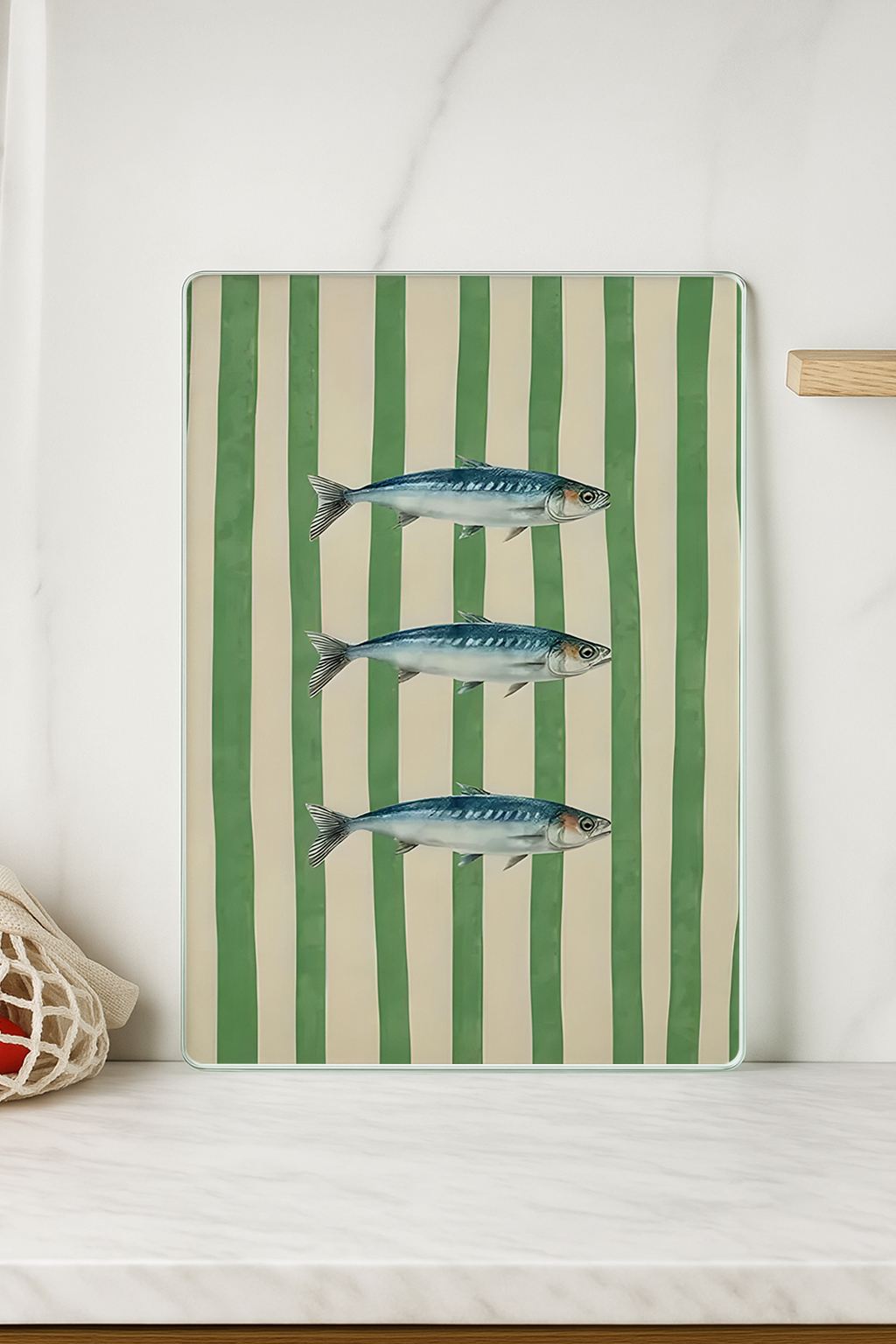 Tábua de Corte em Vidro Temperado – 20 x 30 cm – Multicolorido