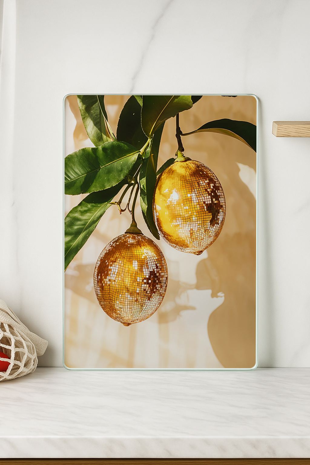 Tábua de Corte em Vidro Temperado – 20 x 30 cm – Multicolorido