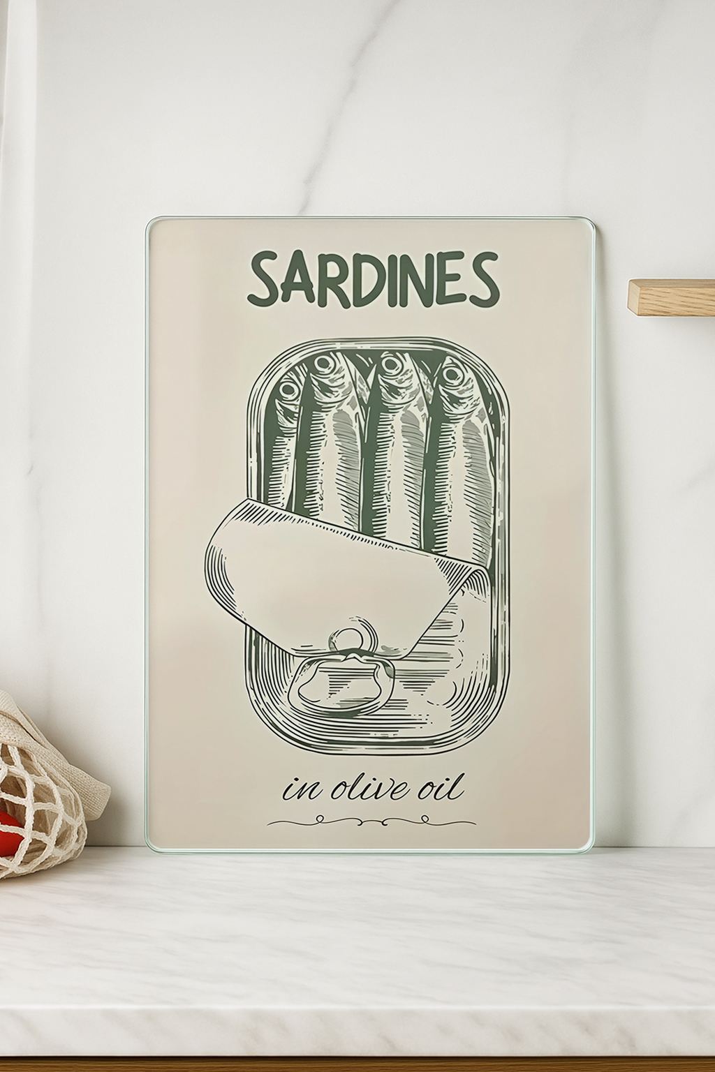 Tábua de corte – 20 x 30 cm – Multicolorido – Vidro temperado