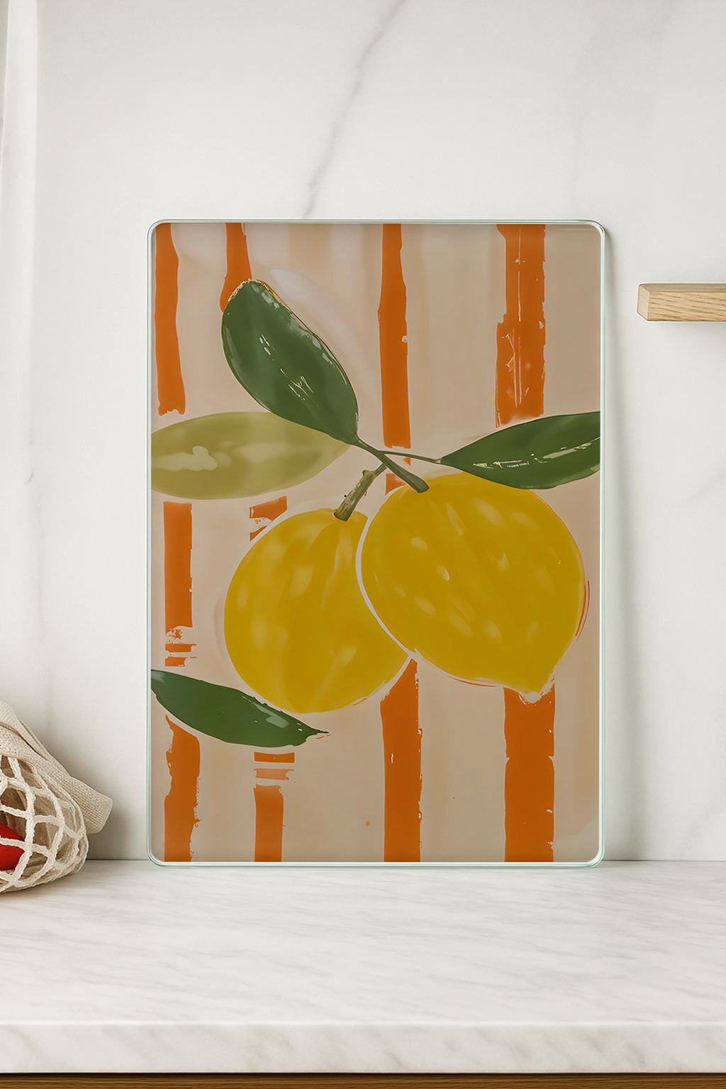 Tábua de Corte – 20 x 30 cm – Multicolorido – Vidro Temperado