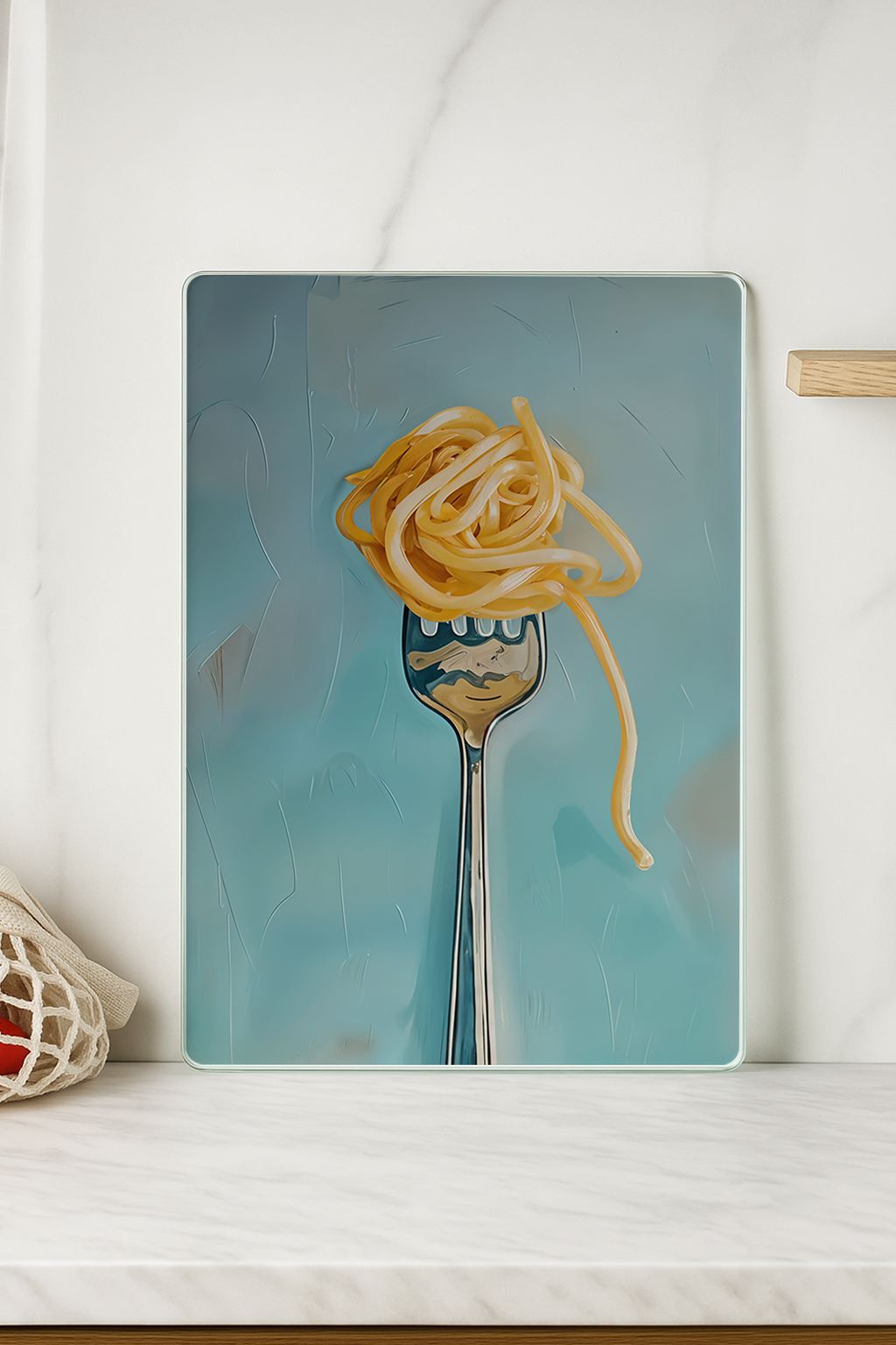 Tábua de Corte em Vidro Temperado – 20 x 30 cm – Multicolorido