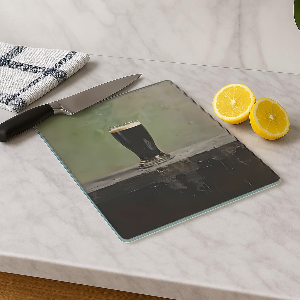 Tábua de Corte em Vidro Temperado – 20 x 30 cm – Multicolorido