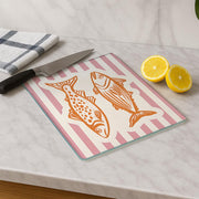 Tábua de Corte – 20 x 30 cm – Multicolorido – Vidro Temperado