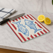 Tábua de corte em vidro temperado – 20 x 30 cm – Multicolorido