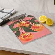 Tábua de corte em vidro temperado – 20 x 30 cm – Multicolorido