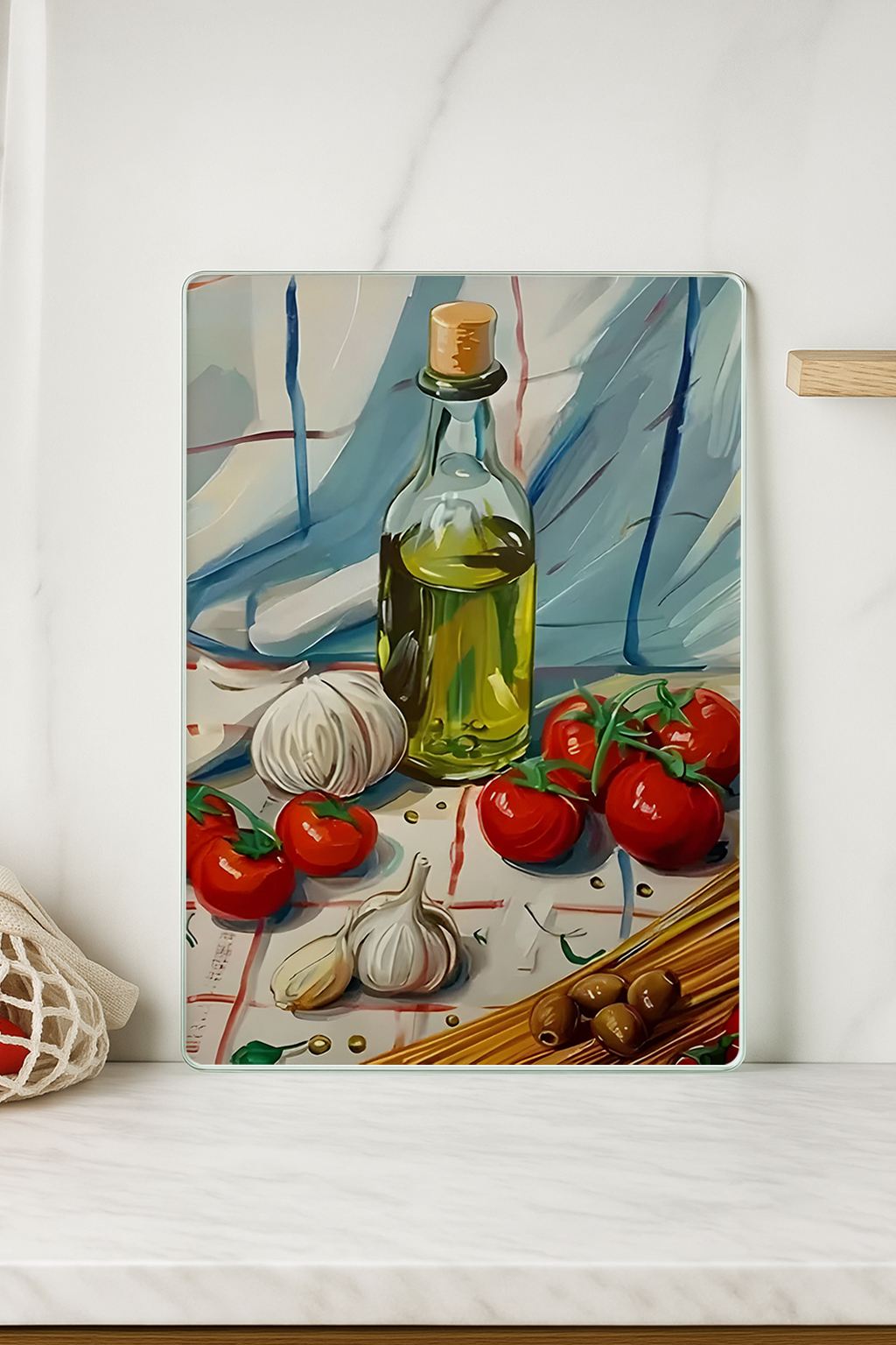 Tábua de corte – 20 x 30 cm – Multicolorido – vidro temperado