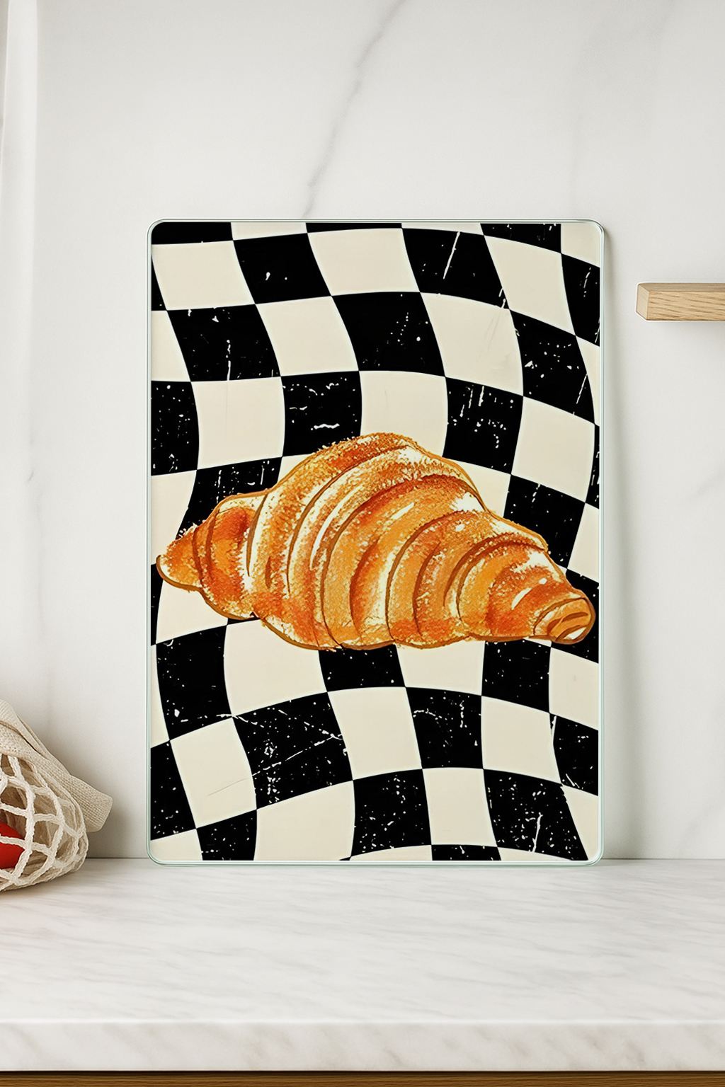 Tábua de corte em vidro temperado – 20 x 30 cm – Multicolorido