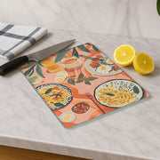 Tábua de Corte em Vidro Temperado – 20 x 30 cm – Multicolorido