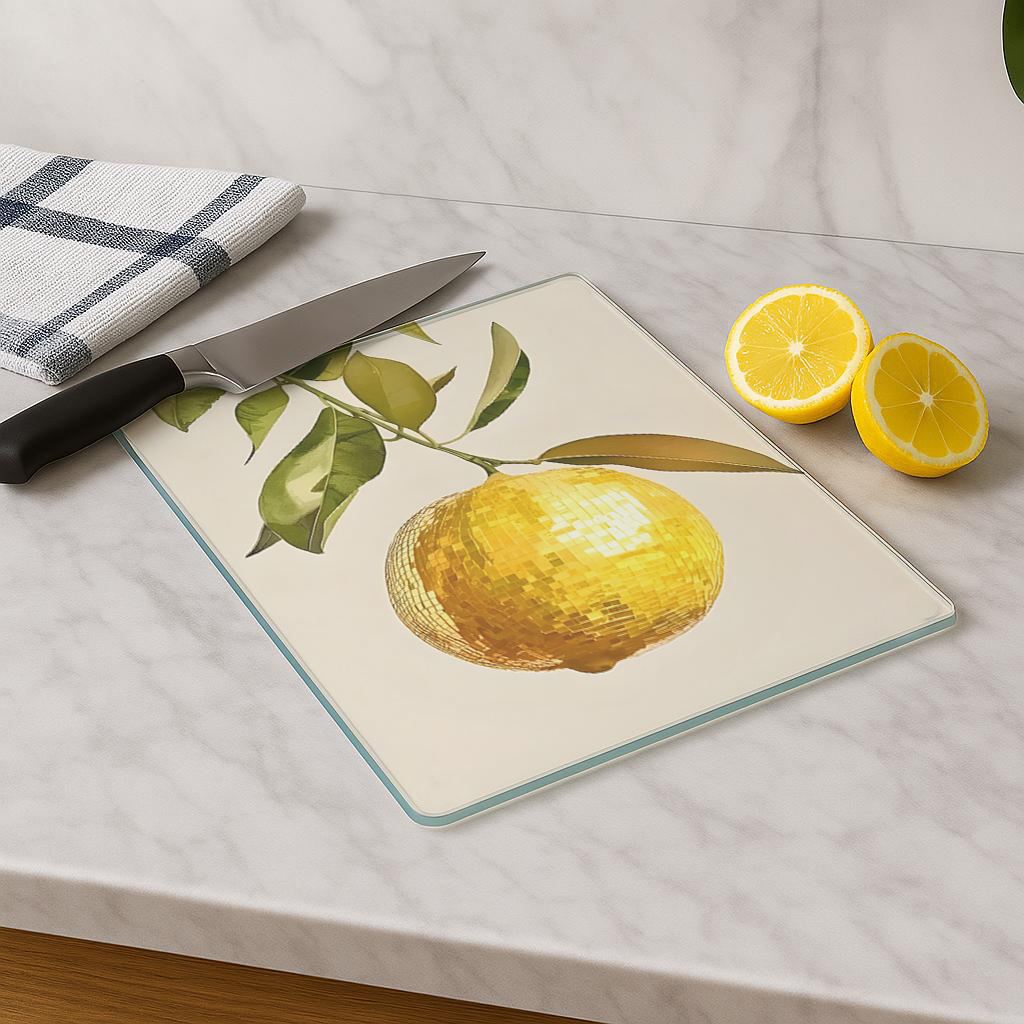 Tábua de Corte em Vidro Temperado – 20 x 30 cm – Multicolorido