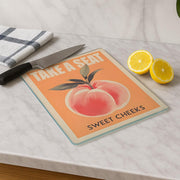 Tábua de corte em vidro temperado – 20 x 30 cm – Multicolorido