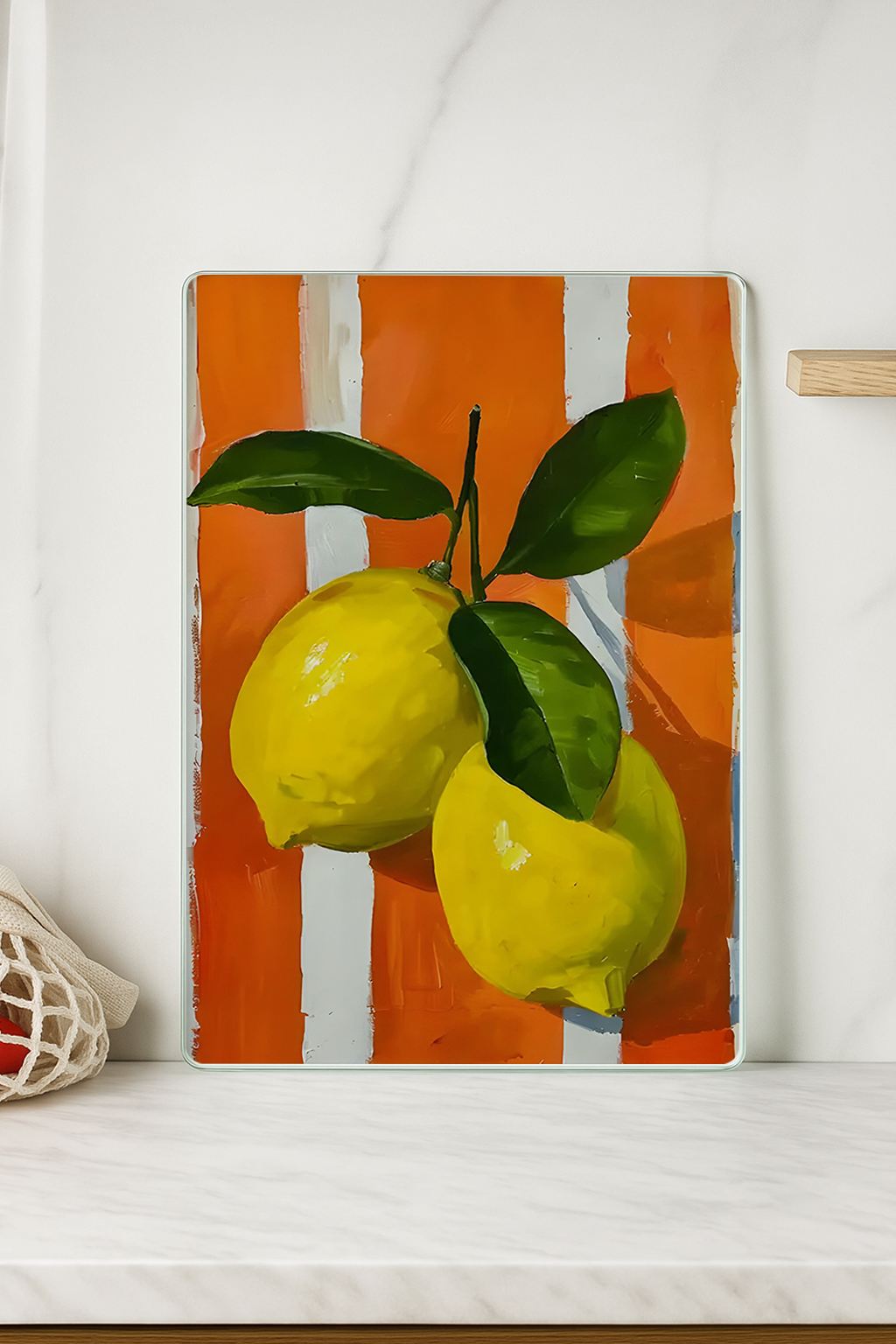 Tábua de Corte – 20 x 30 cm – Multicolorido – Vidro Temperado