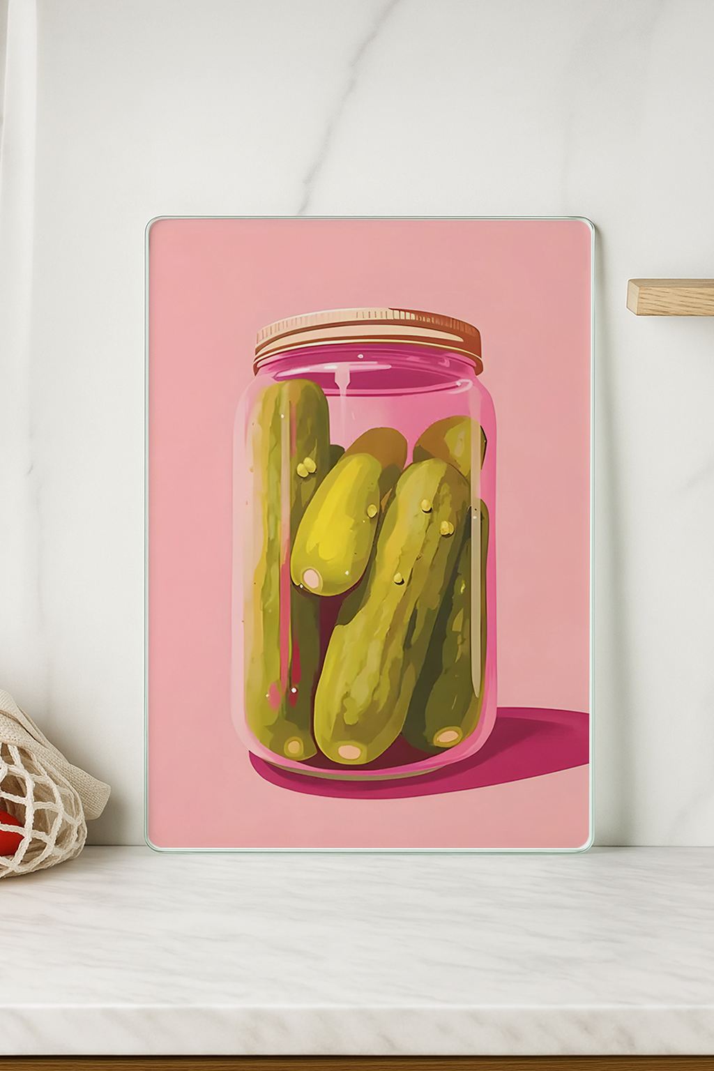 Tábua de Corte – 20 x 30 cm – Multicolorido – Vidro Temperado